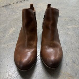 Lucky Brand Rich Brown Leather Boots size 11M